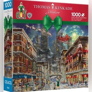 Thomas Kinkade Christmas Elf